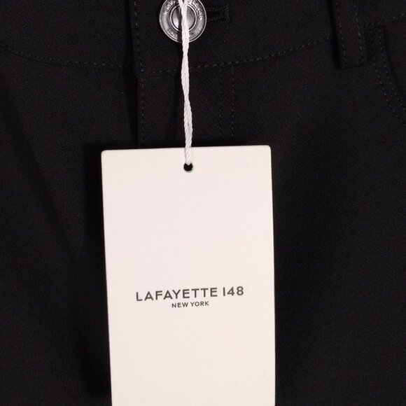 Lafayette 148 New York Mercer Cropped Stretch Pants Black Size 8 NWT - Picture 6 of 10